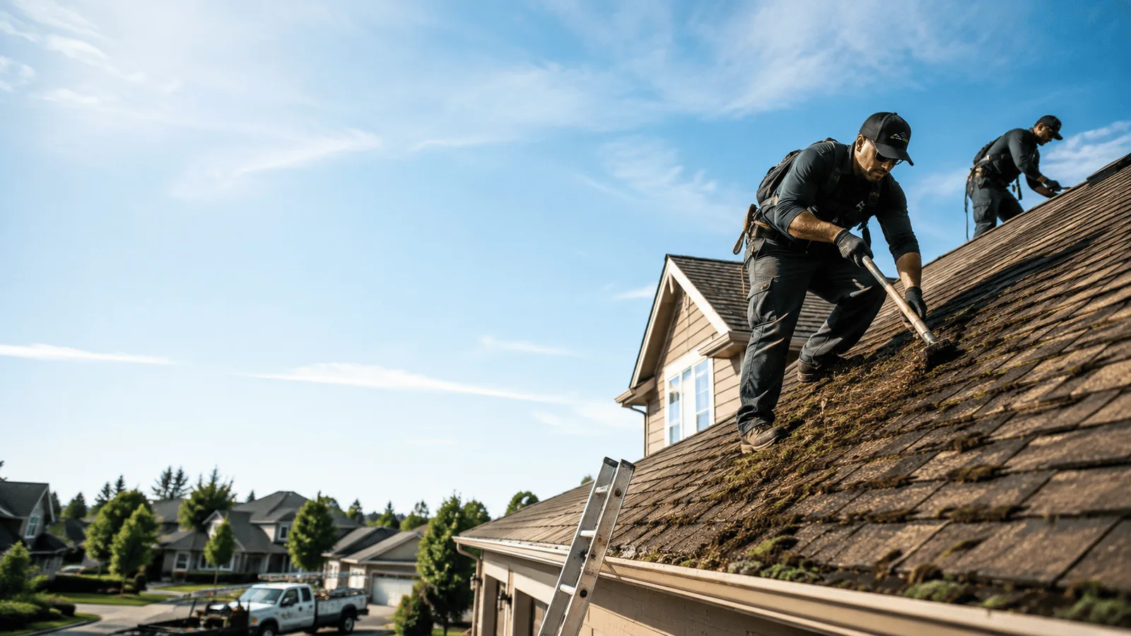 Roof Moss Removal in Tigerton, WI near me